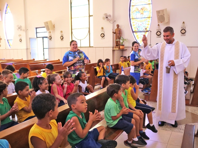 ACOLHIDA E BENÇÃO NA CAPELA - ED. INFANTIL E 1º ANO - 03/02/2023