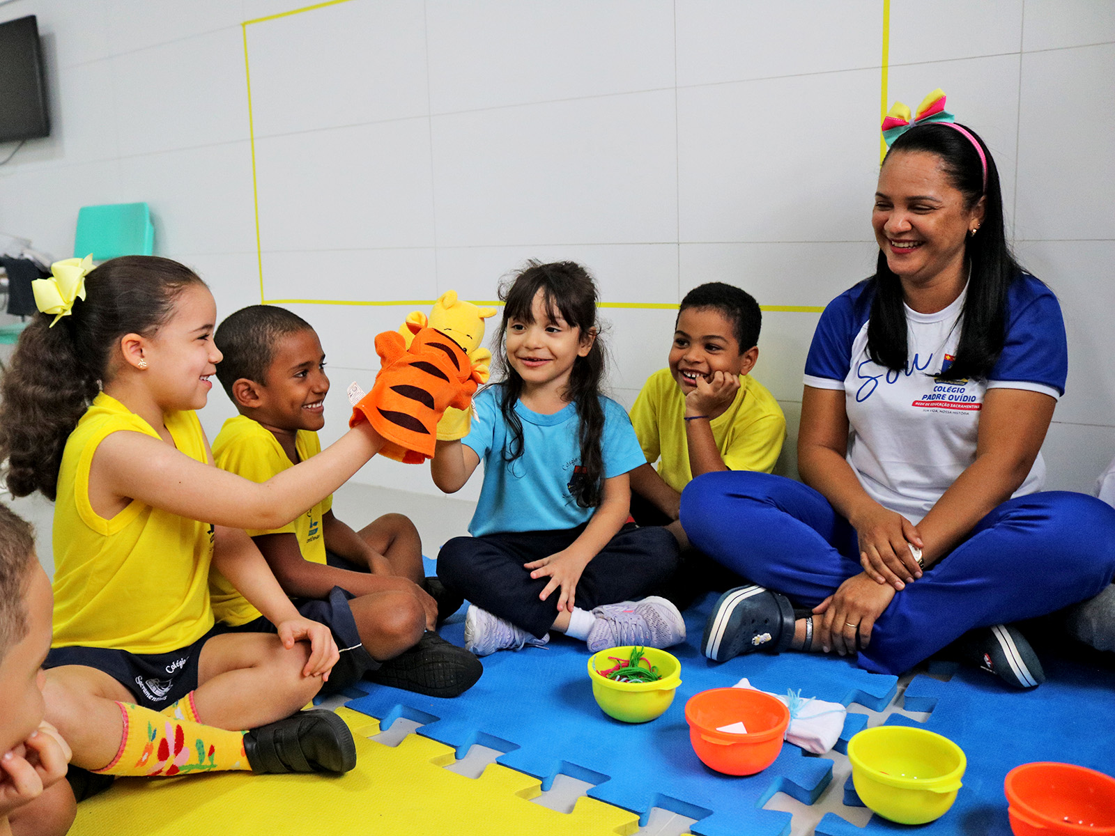 PRODUÇÃO ARTÍSTICA - CONFECÇÃO DE FANTOCHES  - GRUPO 05 B - 19/07/2023