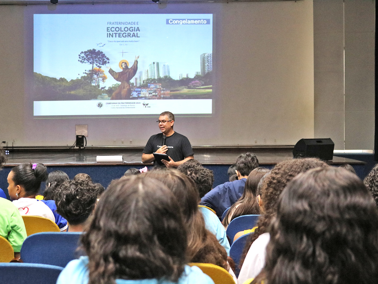  ABERTURA DA CAMPANHA DA FRATERNIDADE 2025 E LANÇAMENTO DO PROJETO EDUCAÇÃO TRANSFORMADORA - 6º AO 9º ANO - EFAF - 12/03/2025