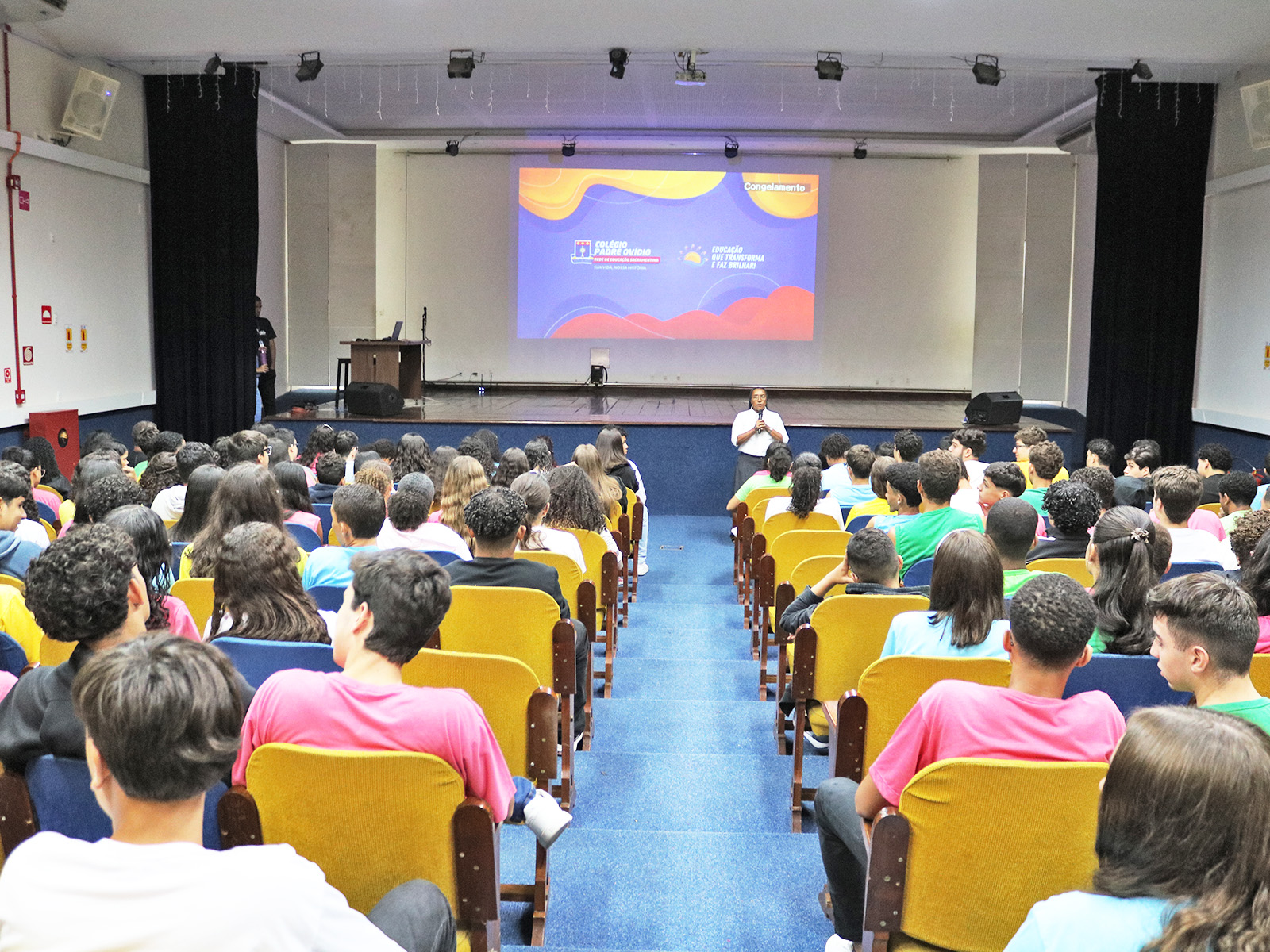 ABERTURA DA CAMPANHA DA FRATERNIDADE 2025 E LANÇAMENTO DO PROJETO EDUCAÇÃO TRANSFORMADORA - ENSINO MÉDIO - 12/03/2025
